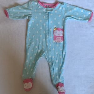 Carter's Footed Baby Owl PJ's